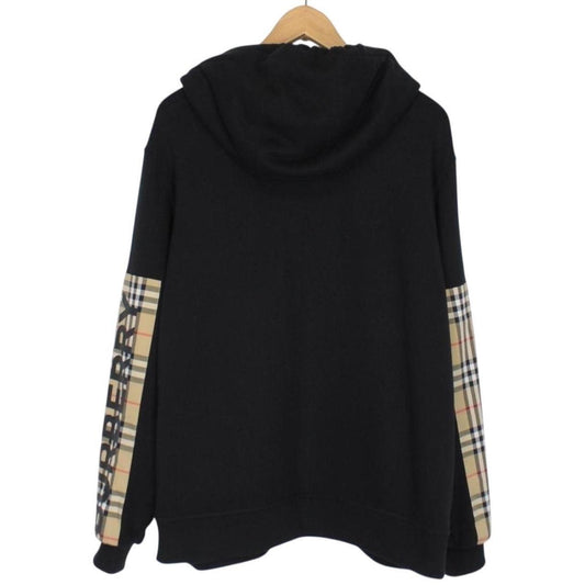 Burberry Black and Tan Nova Check Full Zip Aubree Hoodie Jumper