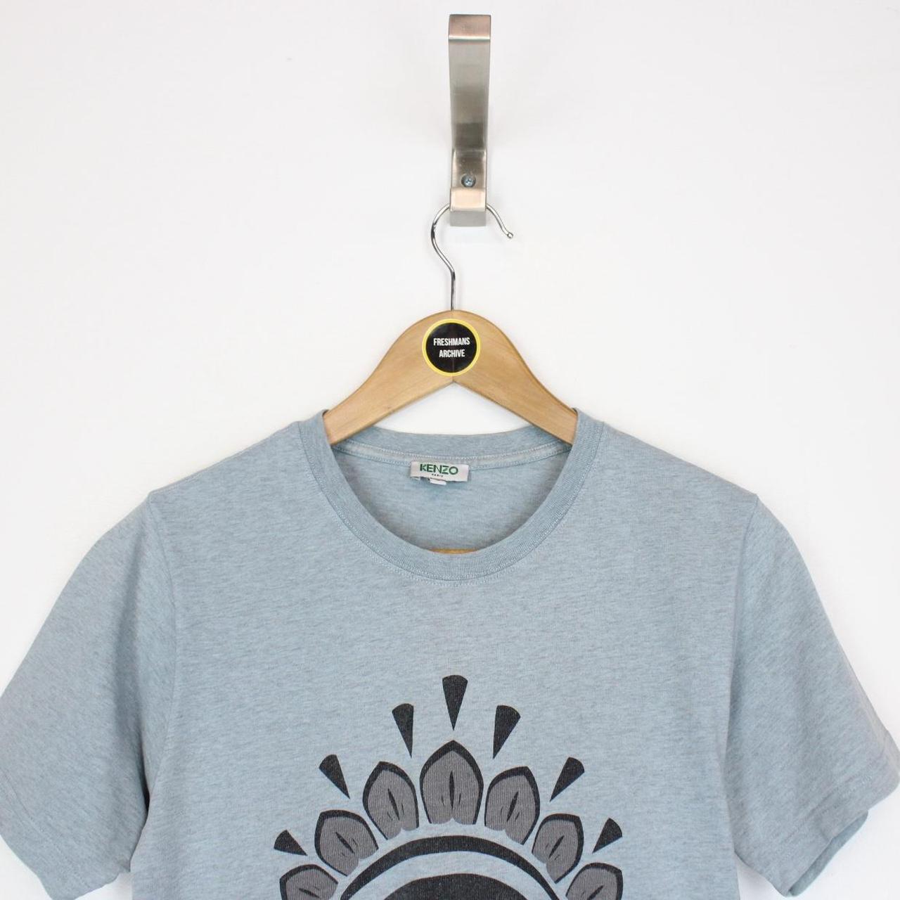 Kenzo Paris Blue Eye Print Short Sleeve T-Shirt