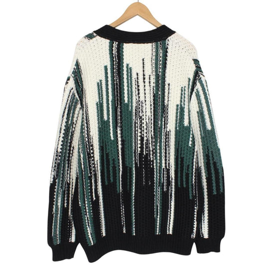 Missoni Multicoloured Button Up Virgin Wool Blend Knit Cardigan Jumper