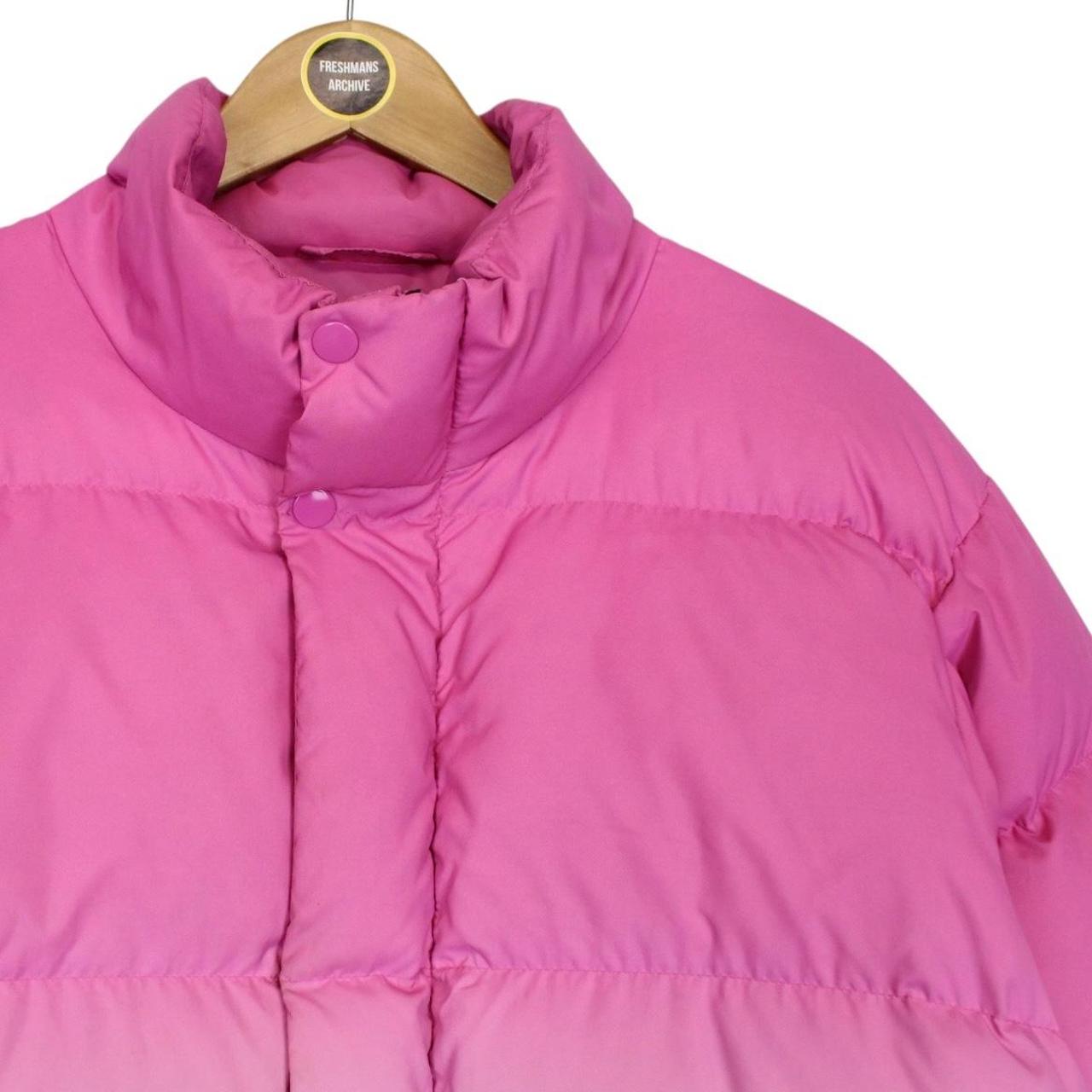 Supreme SS18 Multicoloured Full Zip Logo Gradient Puffer Jacket