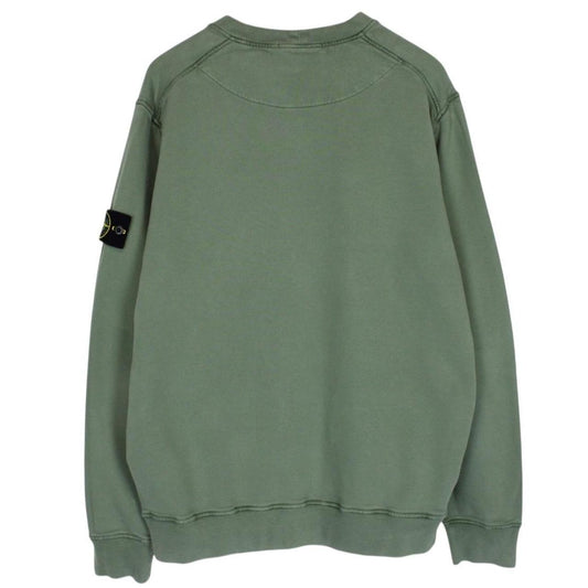 Stone Island AW 2021 Green Cotton Sweatshirt Jumper