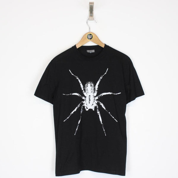 Lanvin Black and White Spider Print Short Sleeve T-Shirt