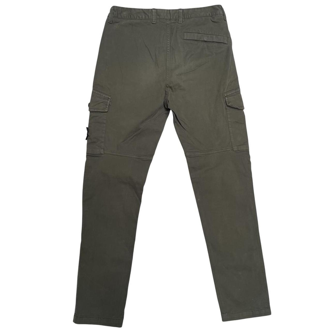 Stone Island AW 2020 Khaki Green RE-T Fit Cargo Trousers