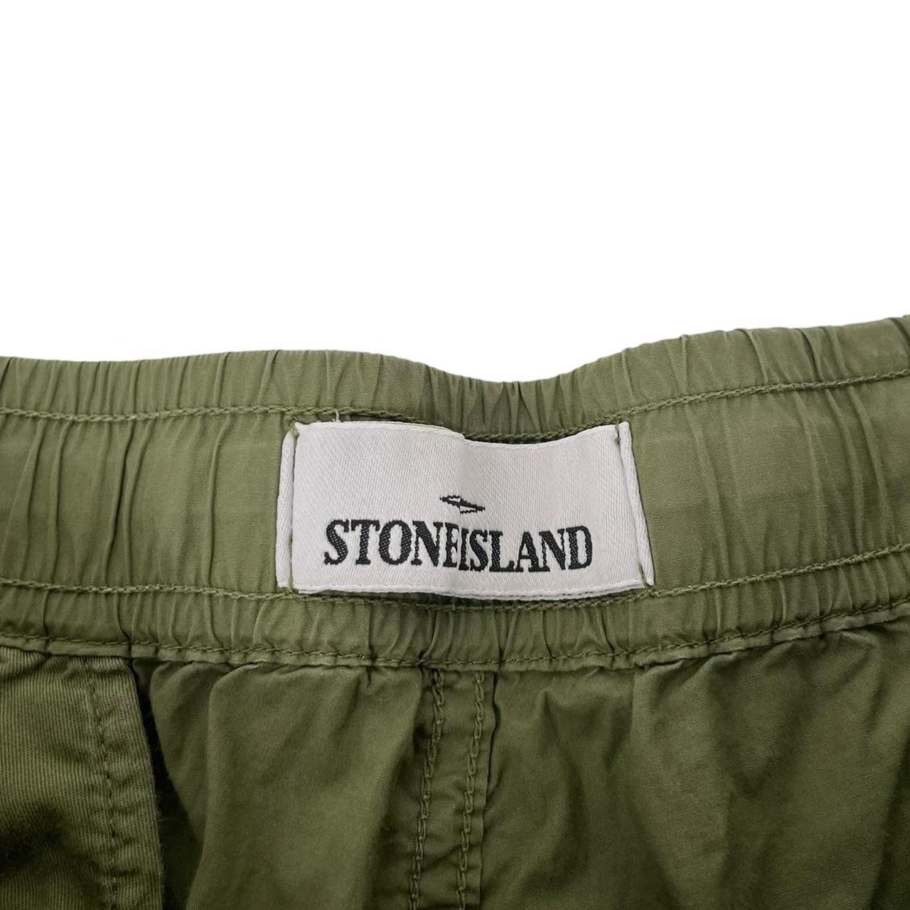 Stone Island SS 2022 Green RE-T Fit Cargo Trousers