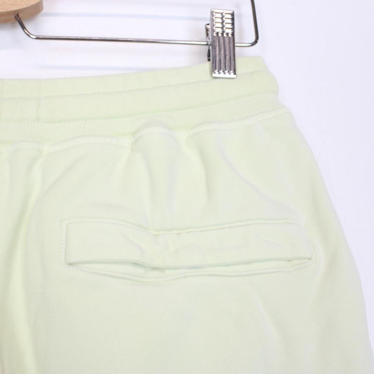 Stone Island SS 2021 Pale Green Cotton Jogger Shorts