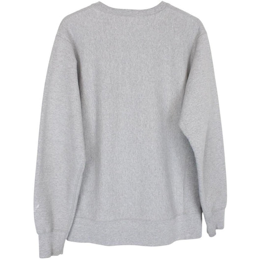 Supreme Grey and White S Logo Cotton Sweatshirt Jumper
