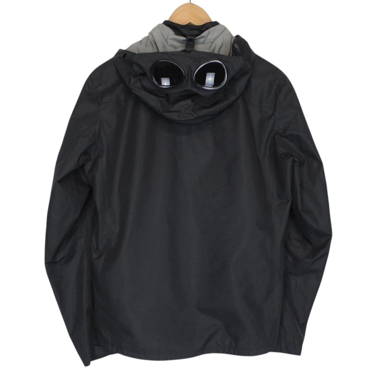 CP Company Micro-M Black Full Zip Nylon Goggle Jacket