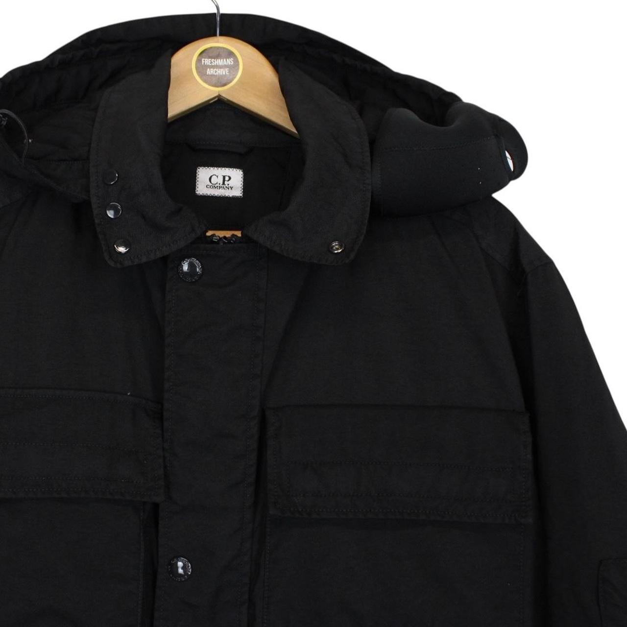 CP Company Metropolis Urban Protection Taylon P Black Full Zip Quilted Jacket