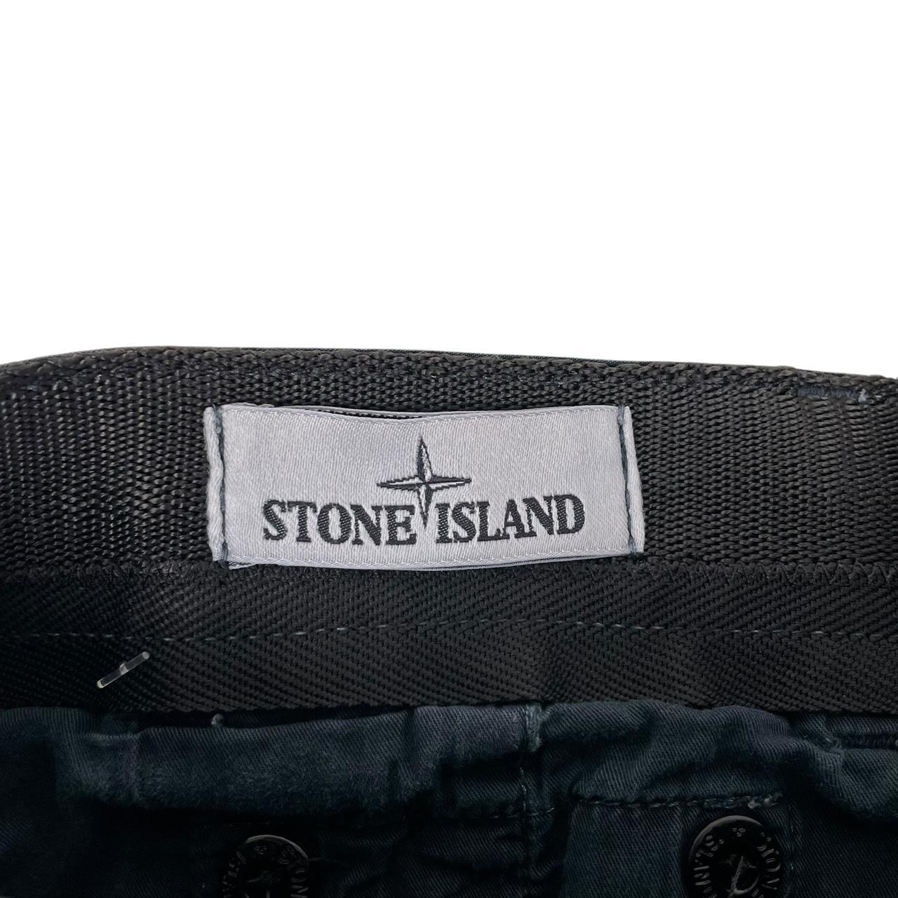 Stone Island Navy Blue Slim Fit Cargo Trousers