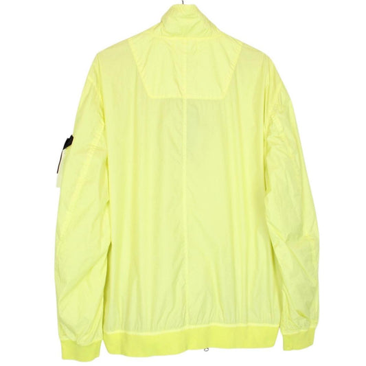 Stone Island SS 2024 Yellow Garment Dyed Crinke Reps R-NY Full Zip Jacket