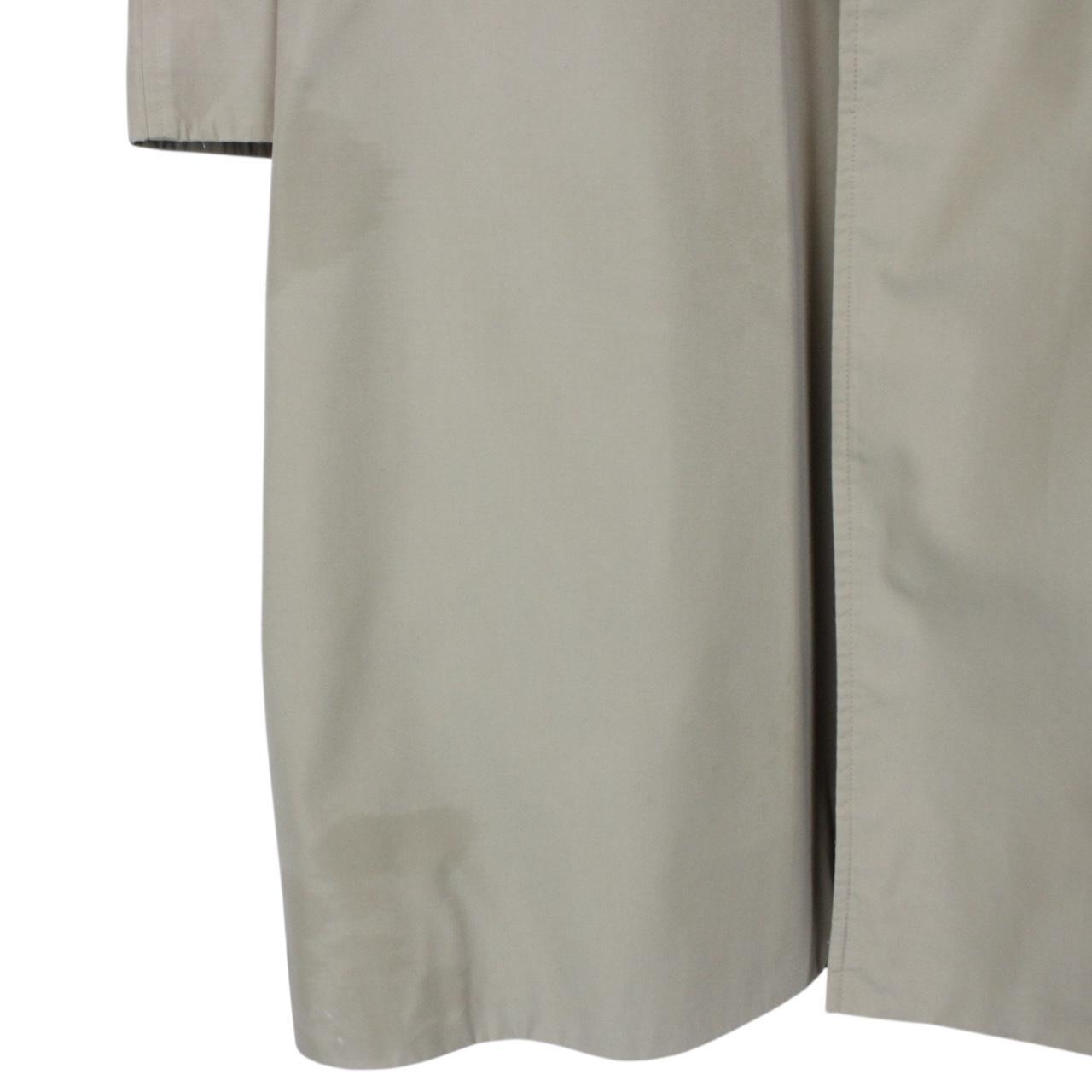 Vintage 90s Burberry Beige Single Breasted Trench Coat