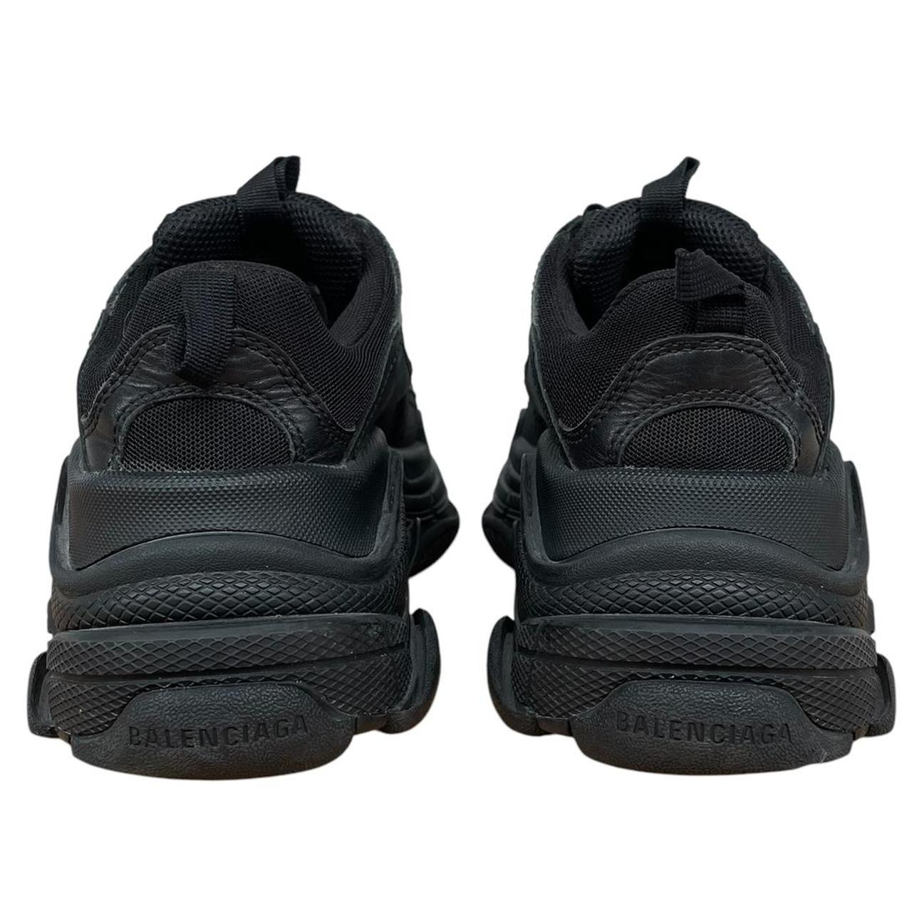 Balenciaga Triple S Black Mesh Trainers