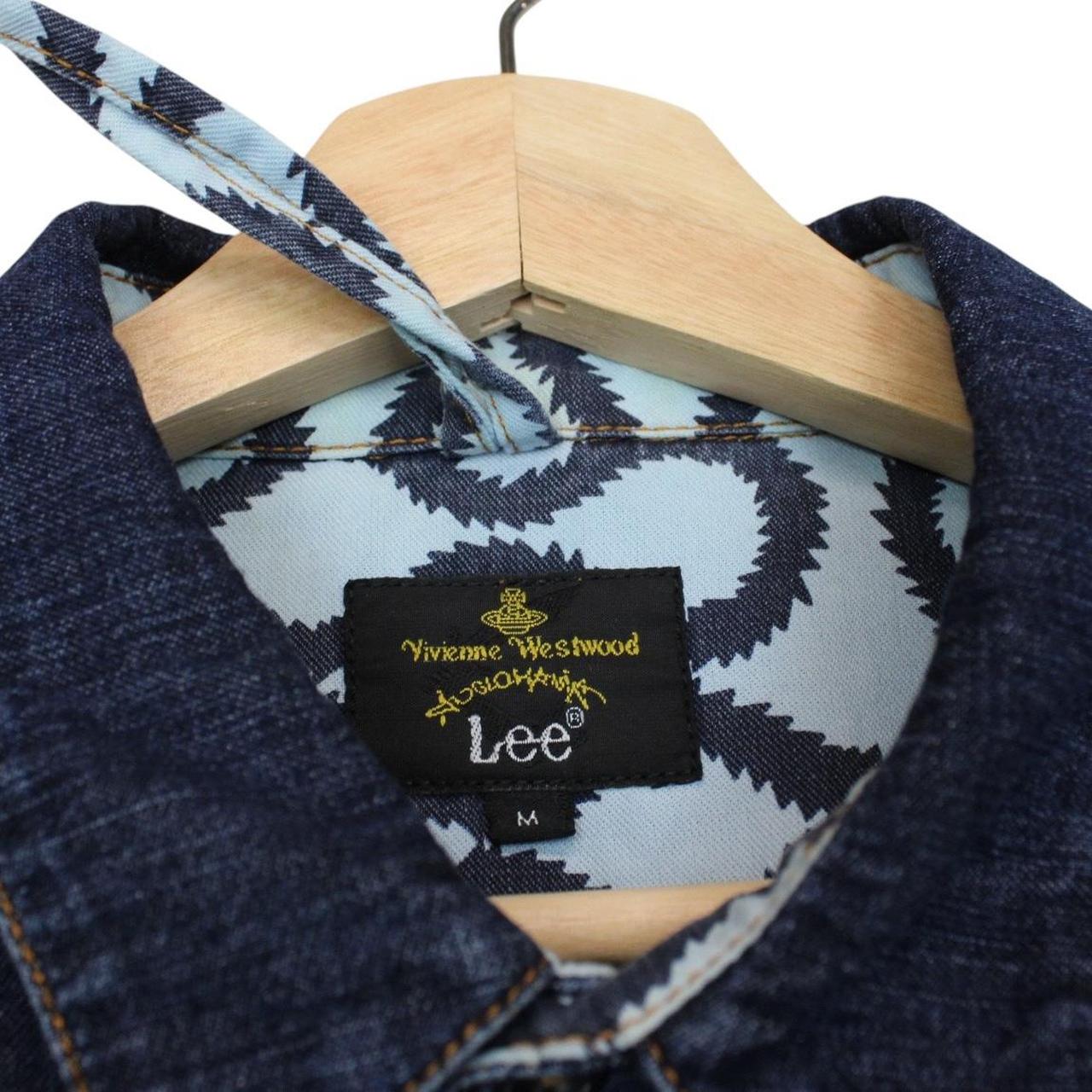 Vivienne Westwood x Lee Navy Blue Long Sleeve Denim Shirt