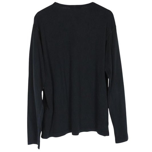 Stone Island SS 2018 Black Long Sleeve Compass T-Shirt