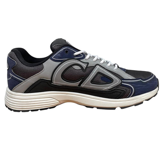 Dior B30 Navy Blue and Grey Mesh Trainers