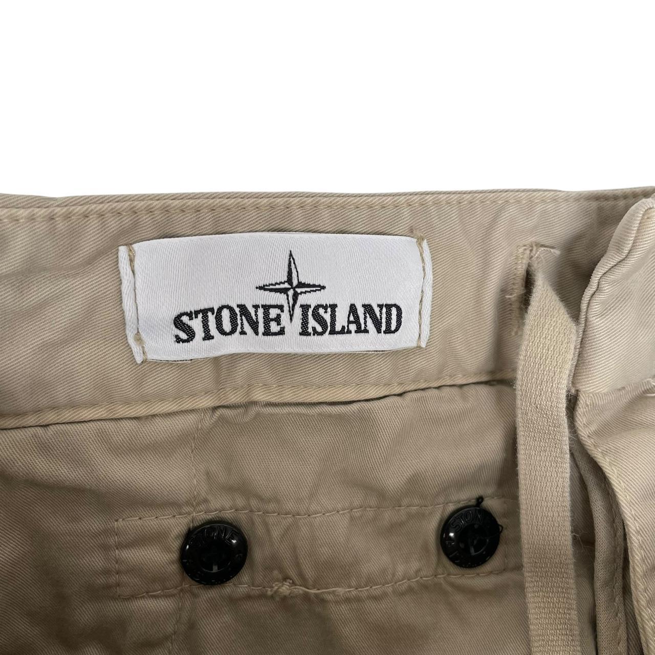 Stone Island AW 2018 Beige RE-T Fit Cargo Trousers