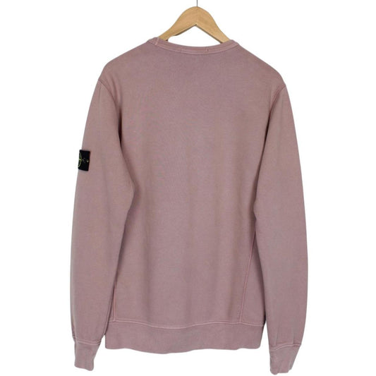 Stone Island AW 2018 Mauve Cotton Sweatshirt Jumper