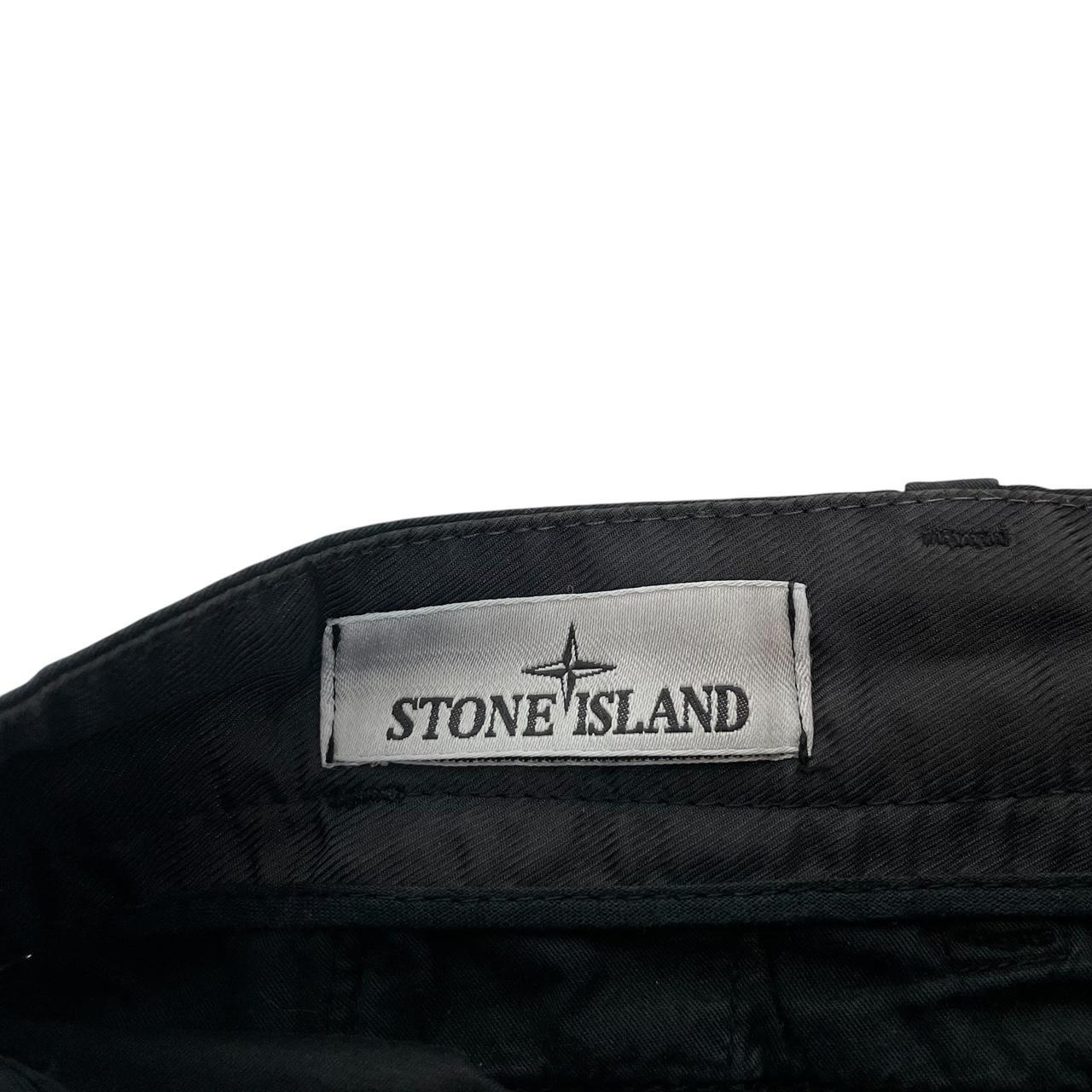 Stone Island AW 2022 Black RE-T Fit Cargo Trousers