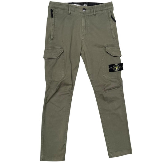 Stone Island SS 2020 Green RE-T Fit Cargo Trousers