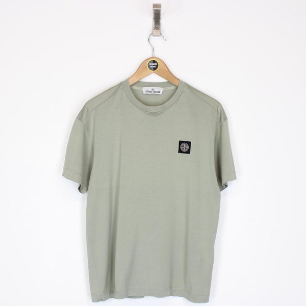 Stone Island SS 2019 Green Short Sleeve Compass T-Shirt