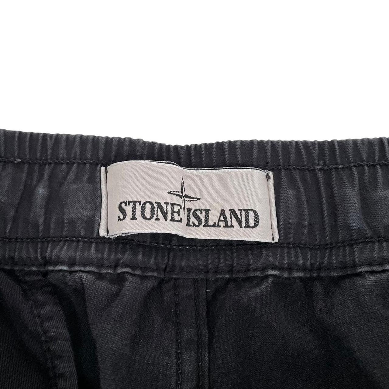 Stone Island AW 2022 Black RE-T Fit Cargo Trousers