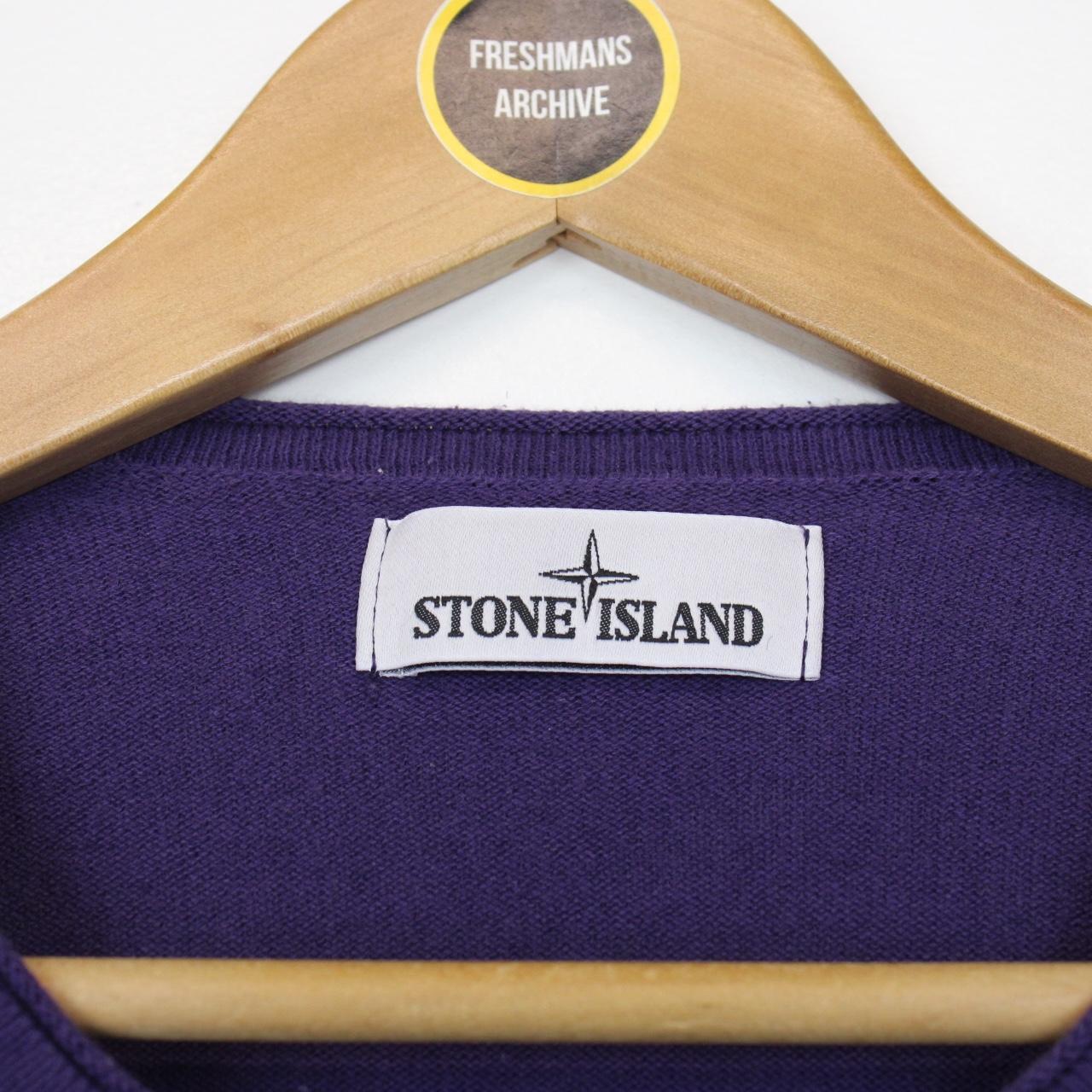 Stone Island SS 2016 Purple Thin Cotton Knit Sweatshirt