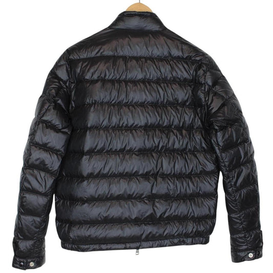 Moncler Acorus Black Longue Saison Quilted Down Jacket
