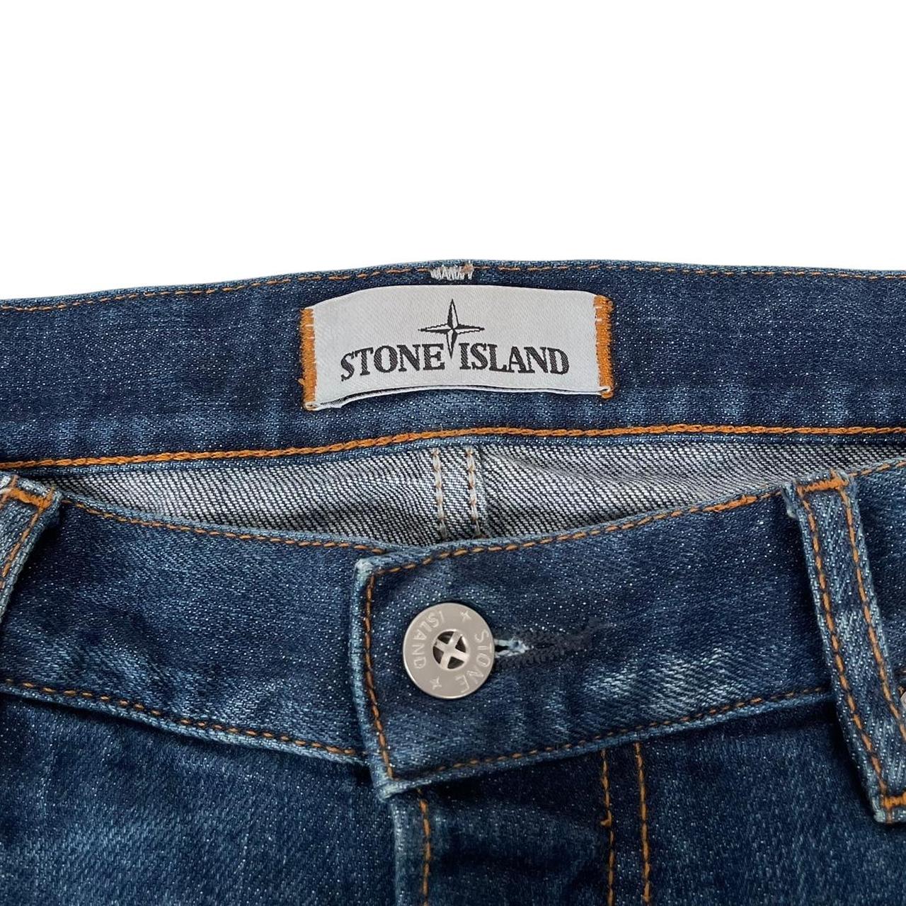 Stone Island SS 2015 Navy Blue RE-T Fit Denim Jeans