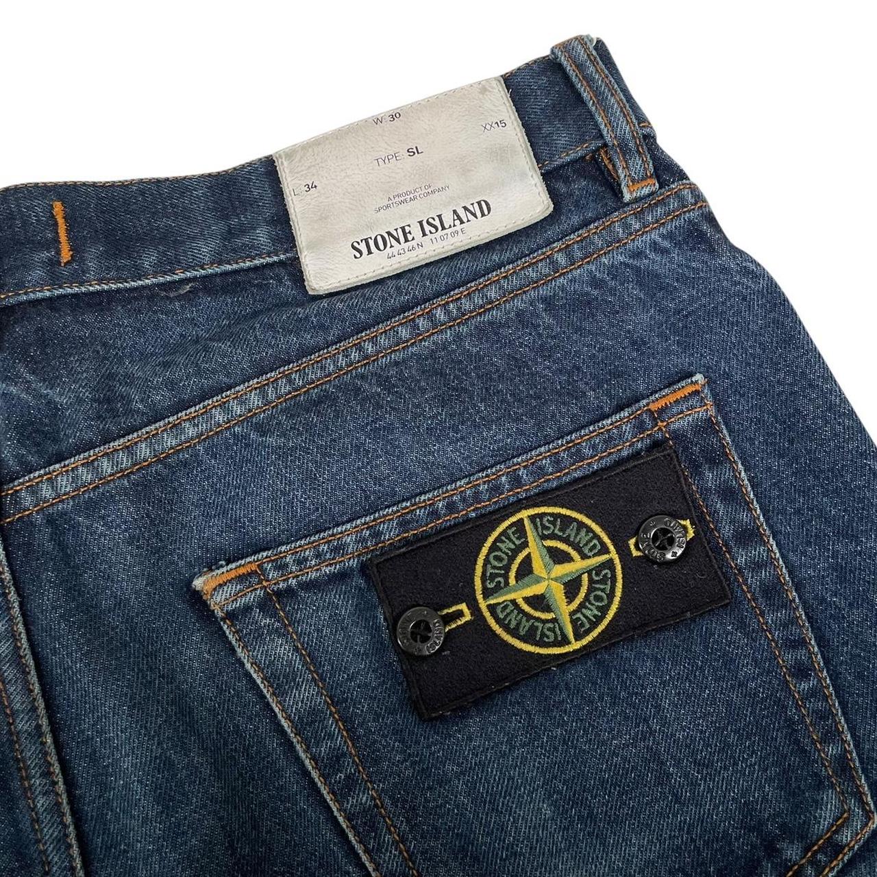 Stone Island SS 2017 Navy Blue Slim Fit Denim Jeans