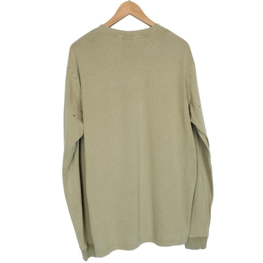 Stone Island Green Long Sleeve Compass Badge T-Shirt