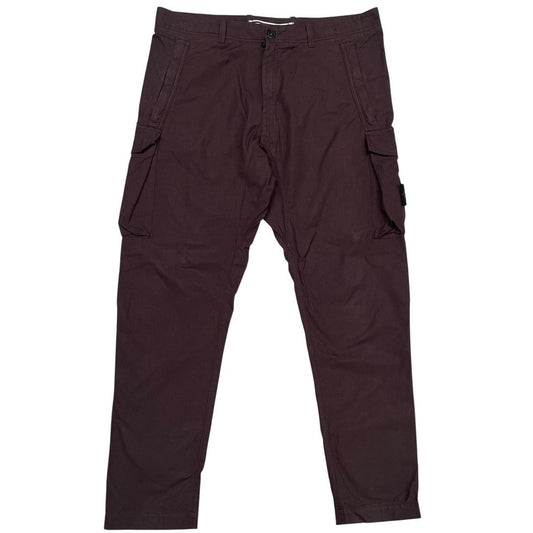 Stone Island AW 2019 Brown RE-T Fit Ripstop Cargo Trousers