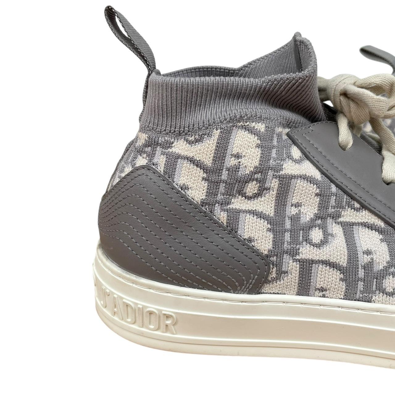 Christian Dior Walk’n’Dior Grey and Cream Oblique Technical Trainers