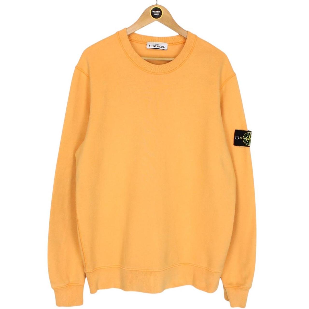 Stone Island AW 2020 Orange Cotton Sweatshirt Jumper