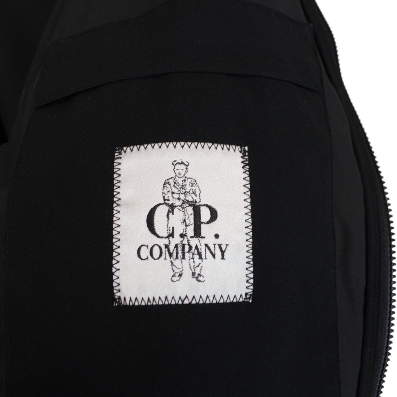 CP Company Pro-Tek Black Full Zip Waterproof Lens Jacket