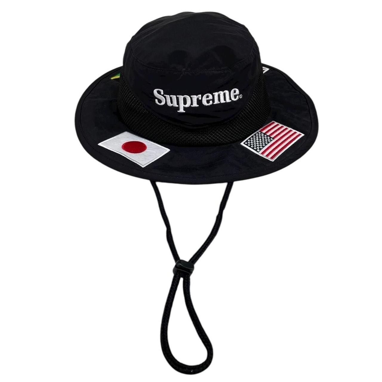 Supreme Black Flags Boonie Bucket Hat