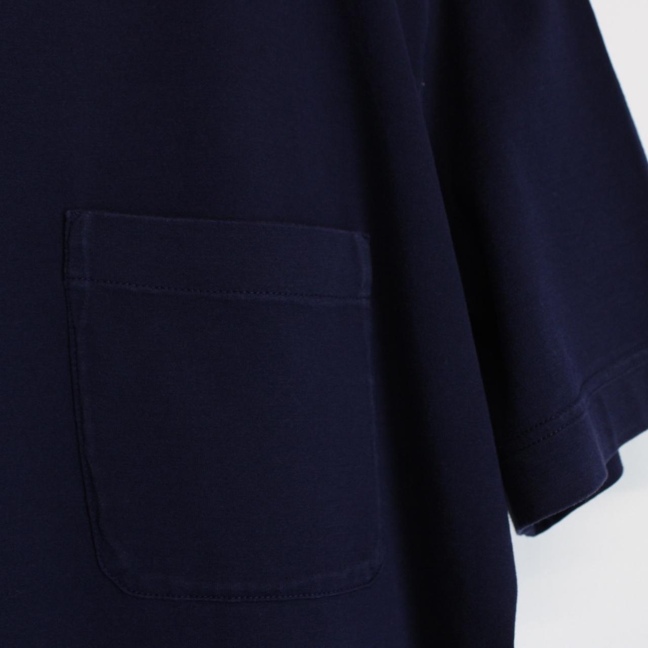 Missoni Navy Blue Short Sleeve Cotton T-Shirt