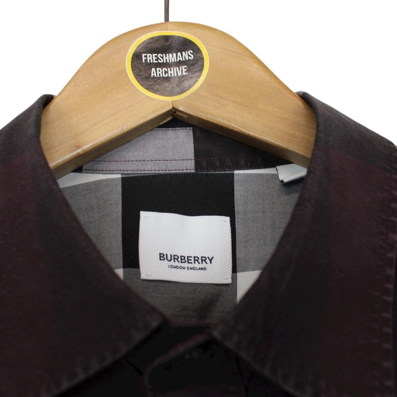 Burberry London Brown Nova Check Long Sleeve Shirt