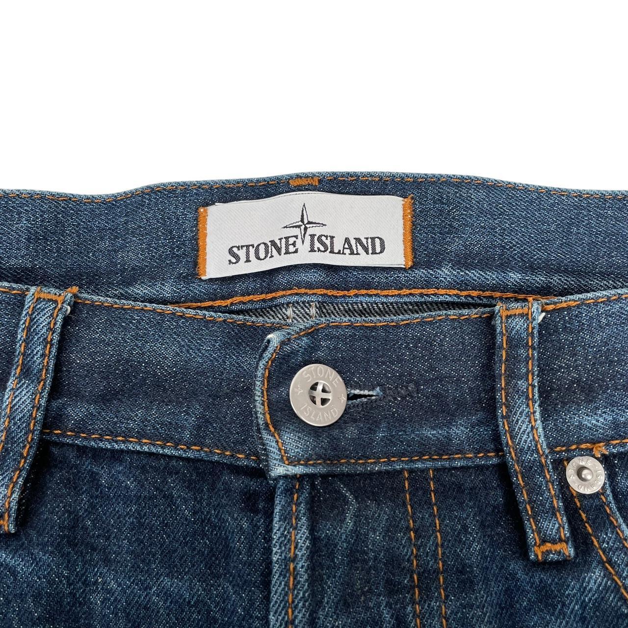 Stone Island AW 2018 Navy Blue Slim Fit Denim Jeans