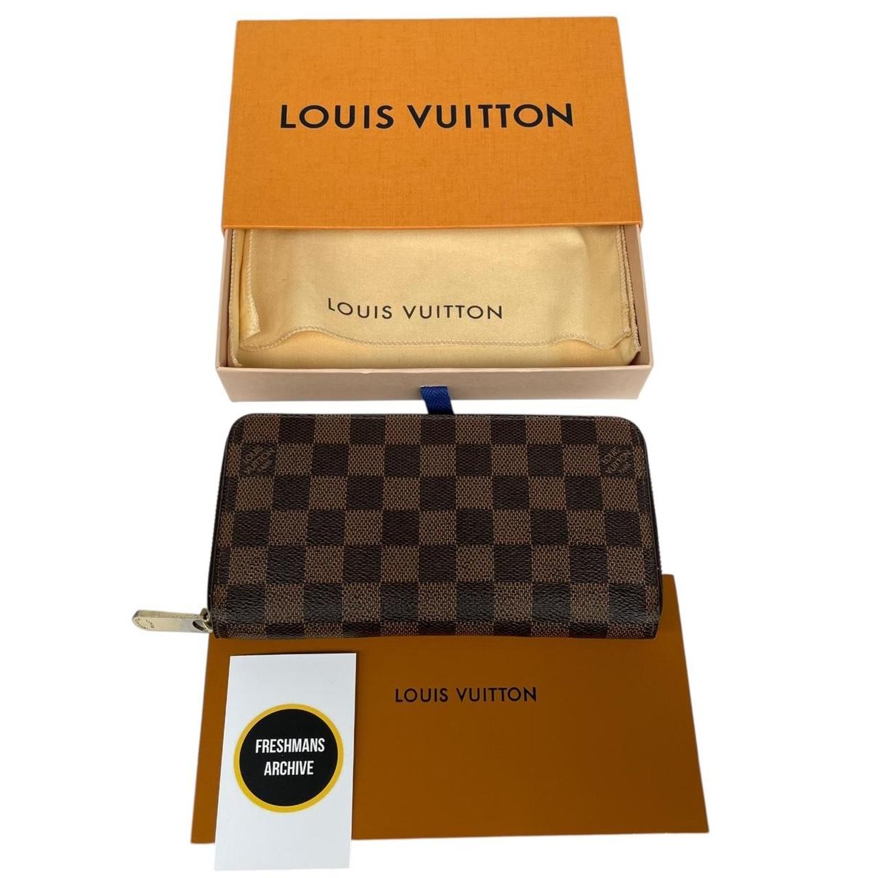 Louis Vuitton 2016 Brown Damier Ebene Zippy Wallet