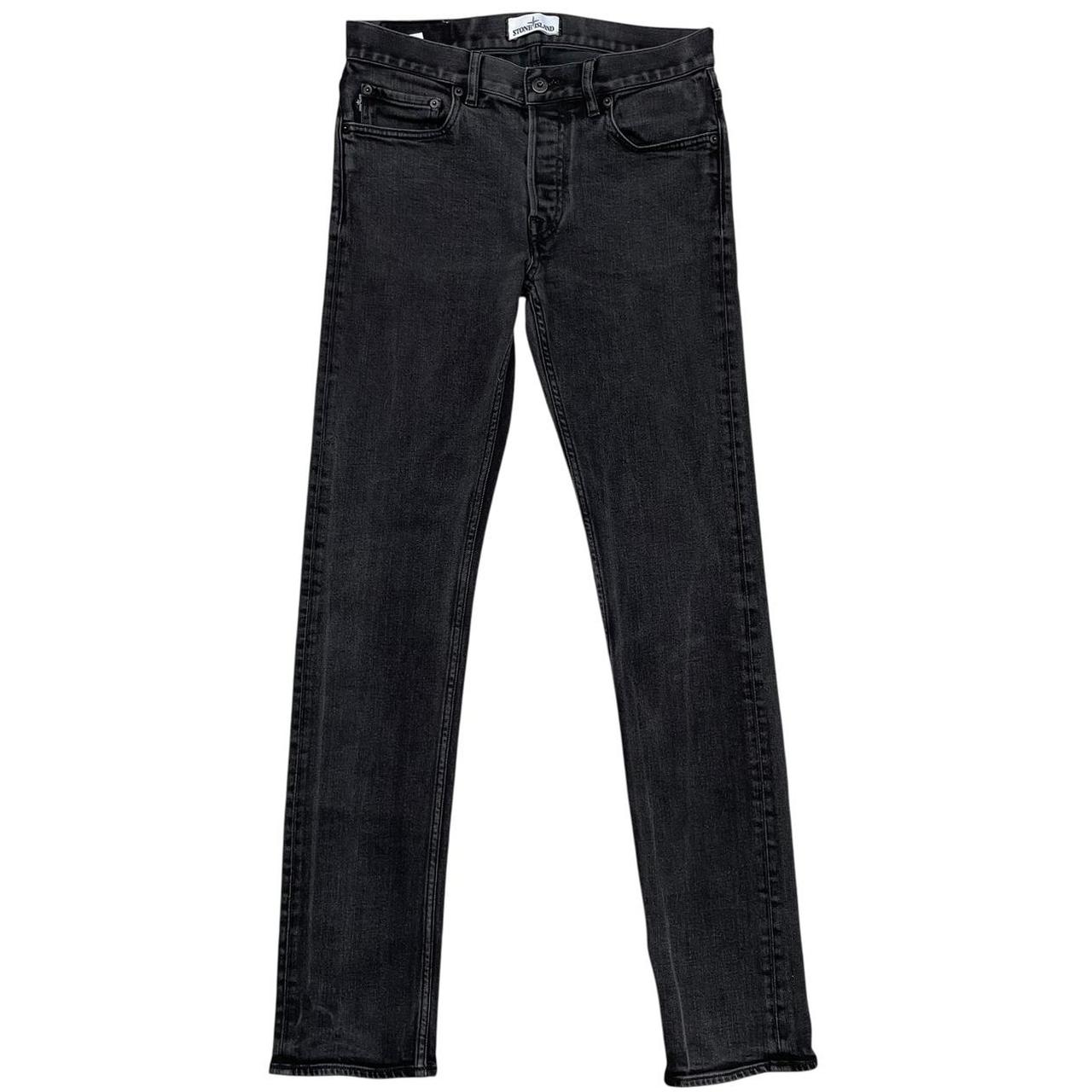 Stone Island AW 2016 Dark Grey Slim Fit Denim Jeans