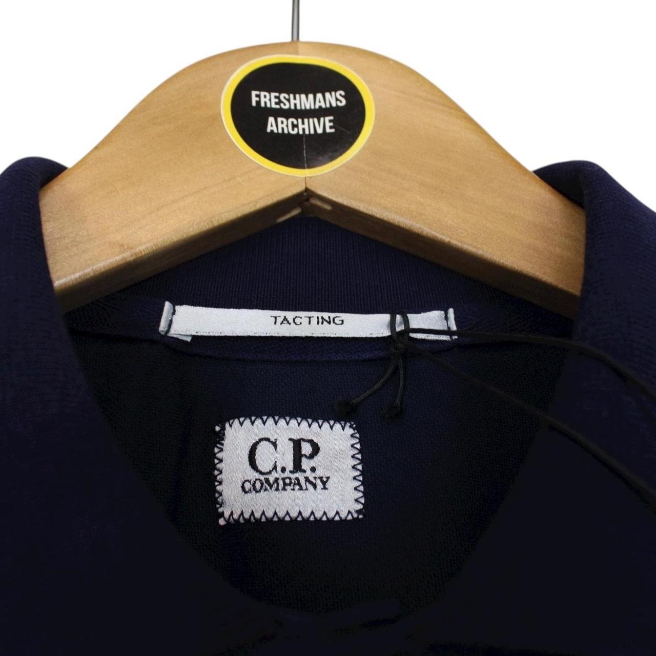 CP Company Navy Blue Short Sleeve Tacting Polo Shirt