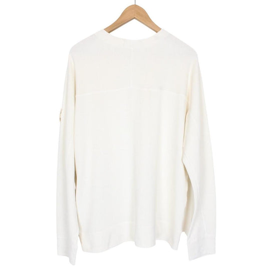 Stone Island Ghost SS 2024 Cream Cotton Sweatshirt Jumper