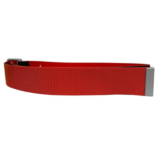 Stone Island Marina Navy Blue and Red Canvas Belt