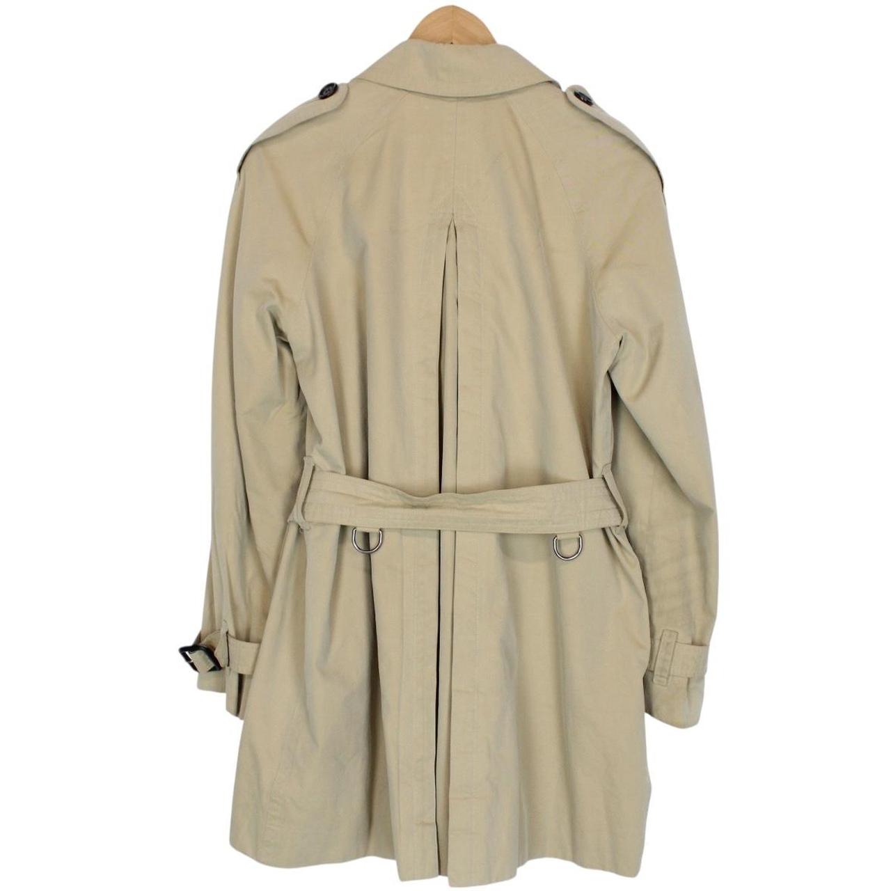 Burberry London The Wiltshire Beige Nova Check Double Breasted Belted Trench