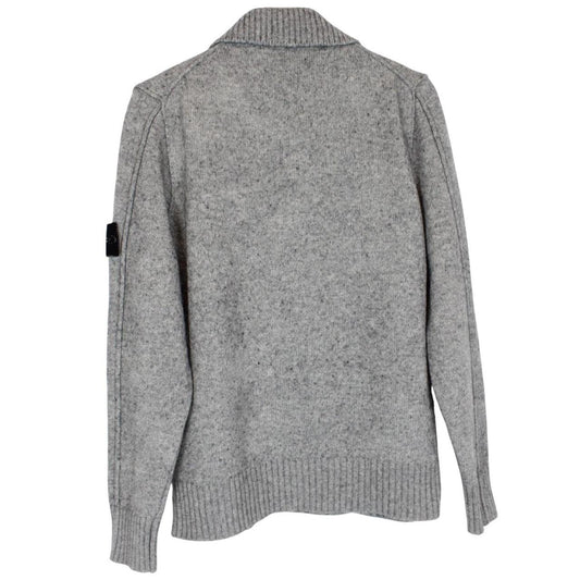 Stone Island AW 2011 Grey Wool Knit Cardigan Jumper