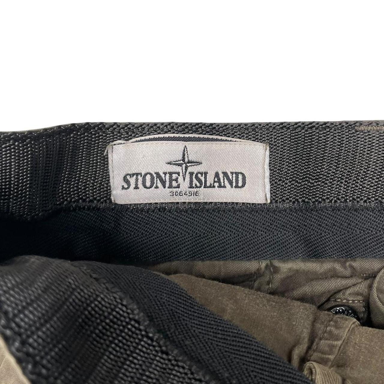 Stone Island SS 2012 Khaki Green Bermuda Cotton Cargo Shorts