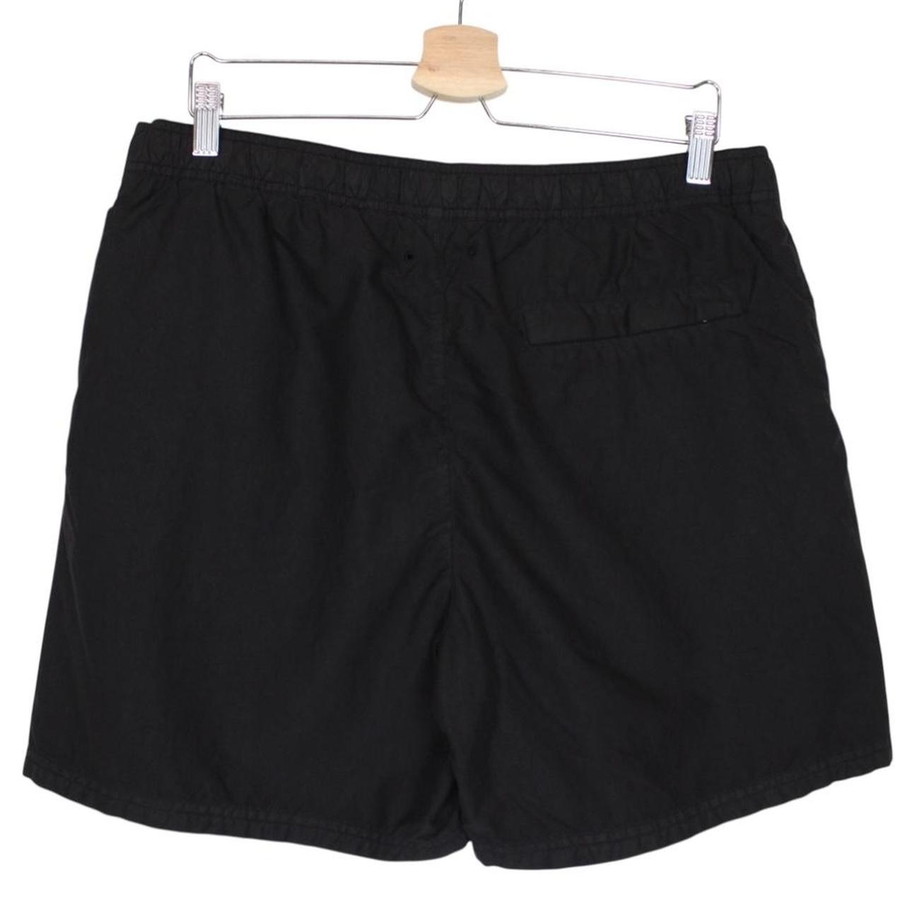 Stone Island SS 2022 Black Brushed Nylon Swim Shorts