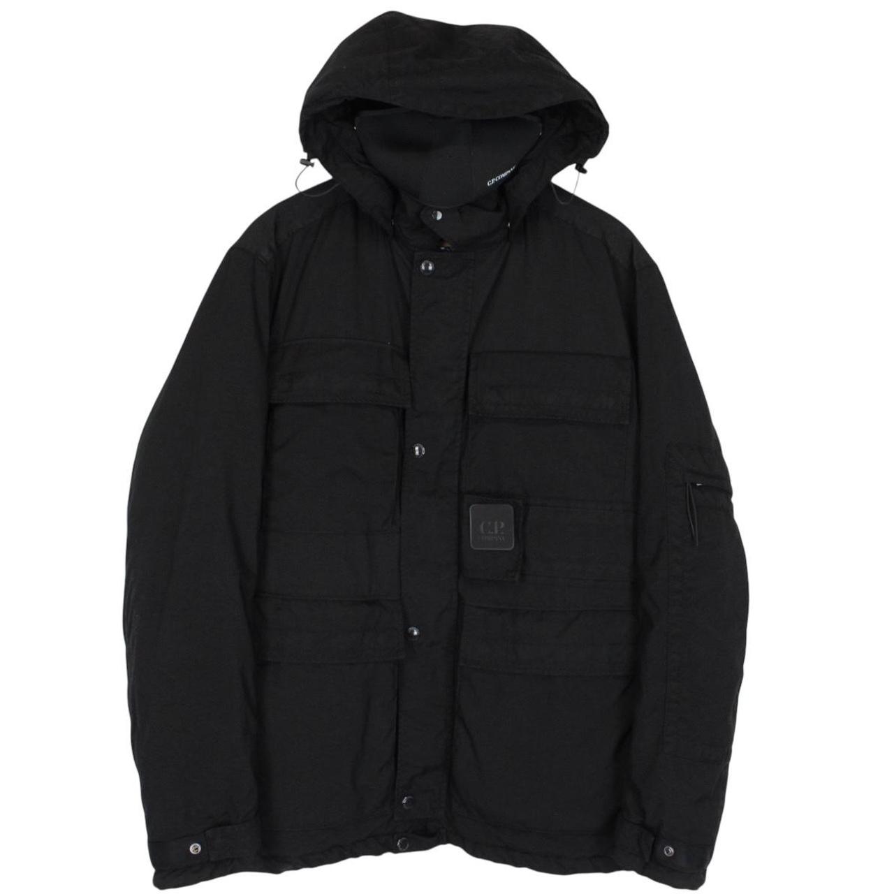 CP Company Metropolis Urban Protection Taylon P Black Full Zip Quilted Jacket
