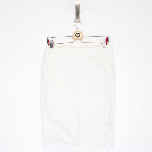 Vintage 90s Prada Sport White Midi Skirt
