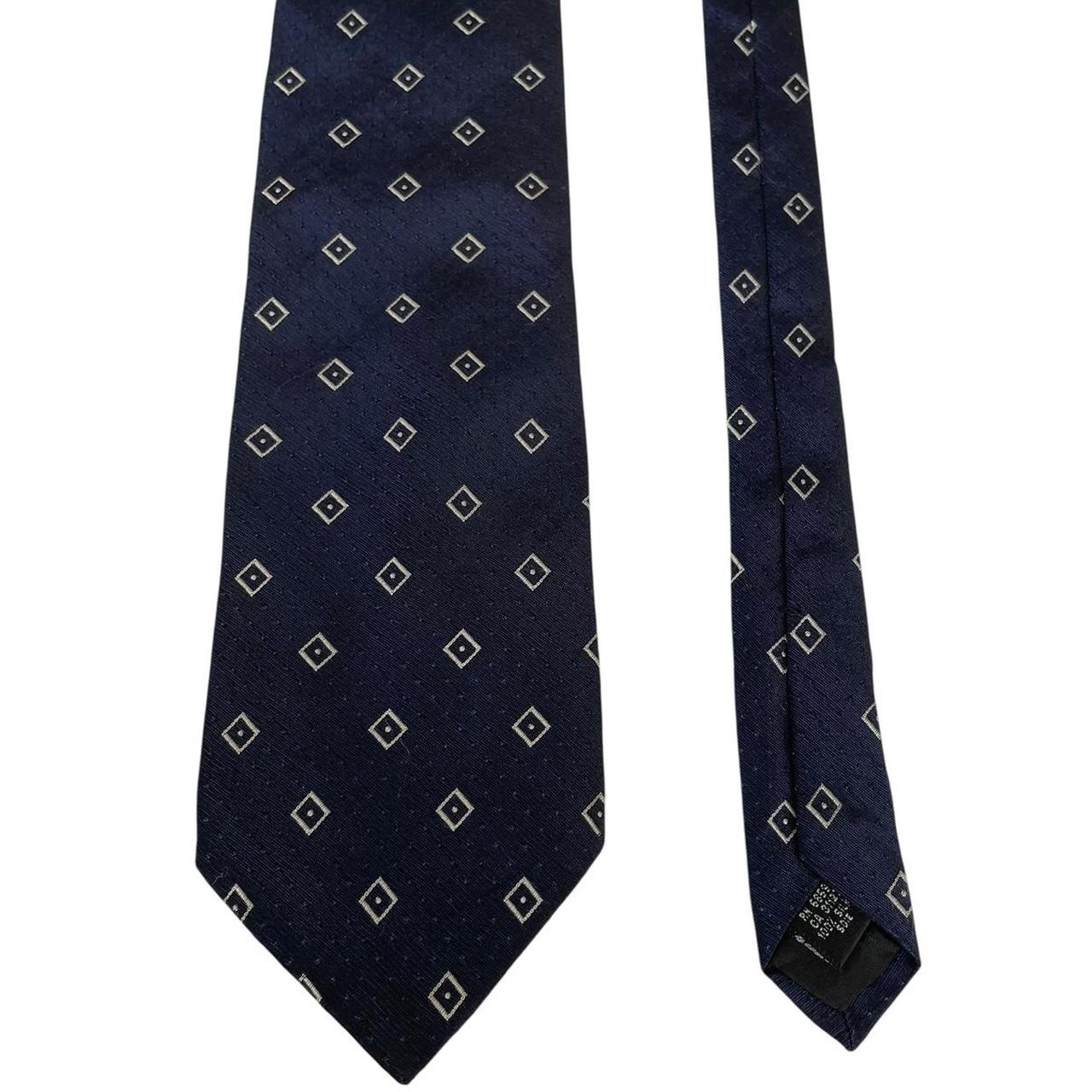 Vintage DKNY Navy Blue Silk Tie
